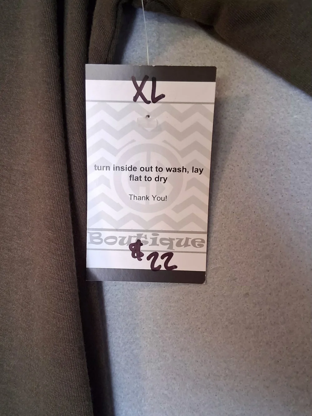 Zenana Outfitters Olive Curved-Hem Long Sleeve Top - Picture 4 of 9